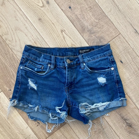 Blank NYC Pants - BLANK NYC Denim Cut Off Shorts Jean 25